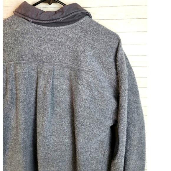 Free People Ruby Gray Fleece Jacket Shacket, sz Small - Picture 11 of 15